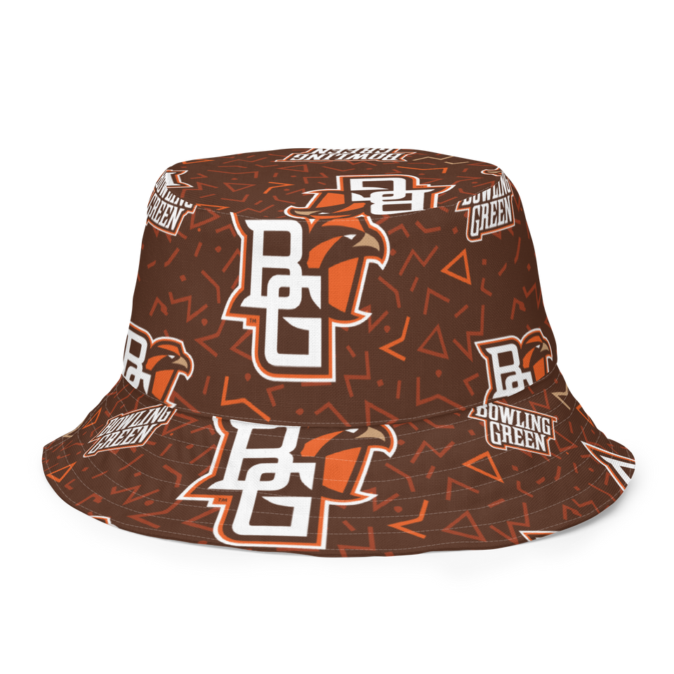 Bowling Green Patterned Reversible bucket hat