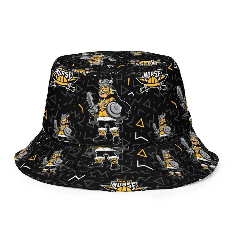 NKU Patterned Reversible bucket hat