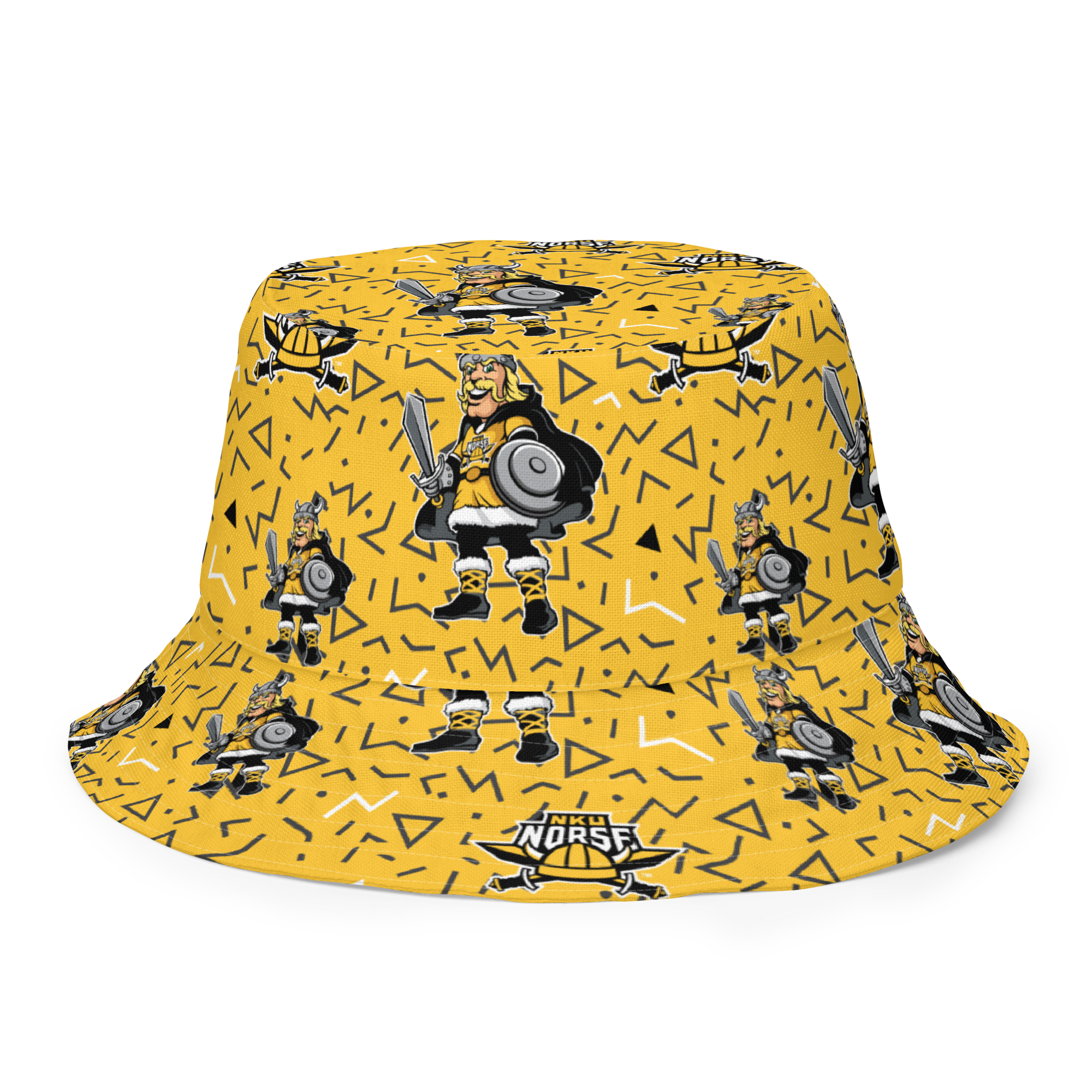 NKU Patterned Reversible bucket hat