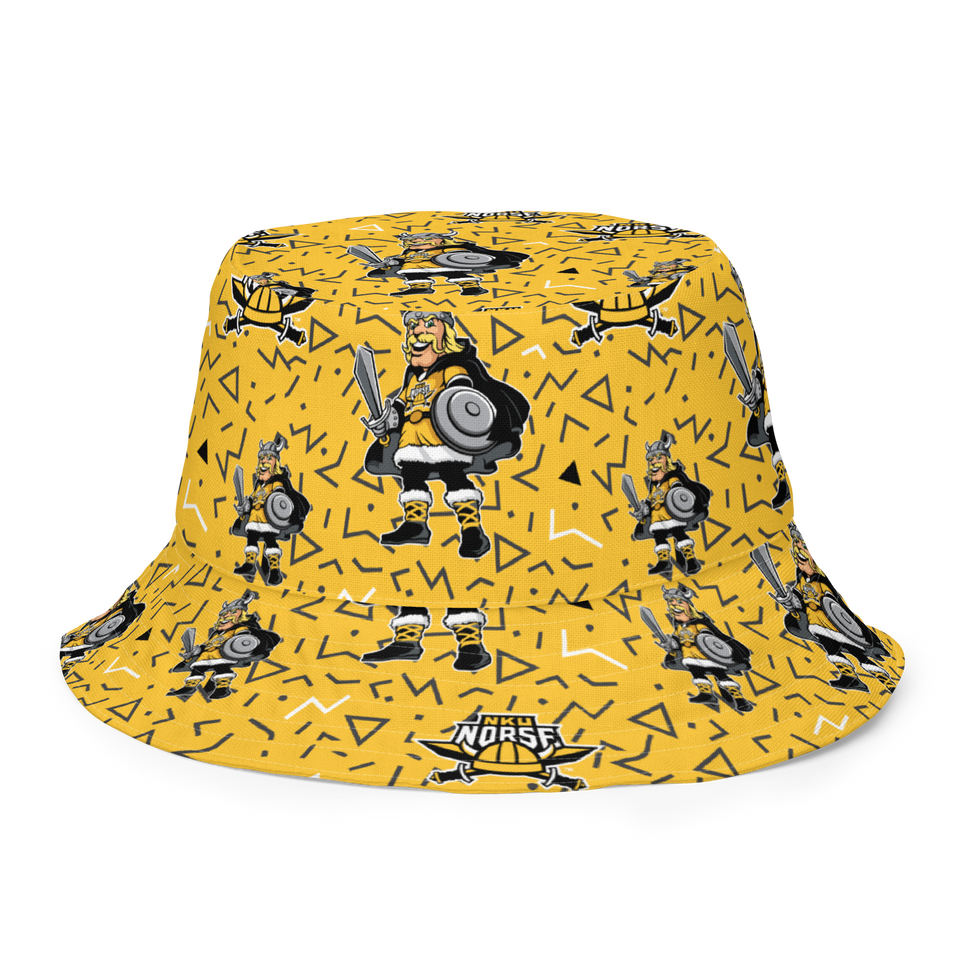 NKU Patterned Reversible bucket hat