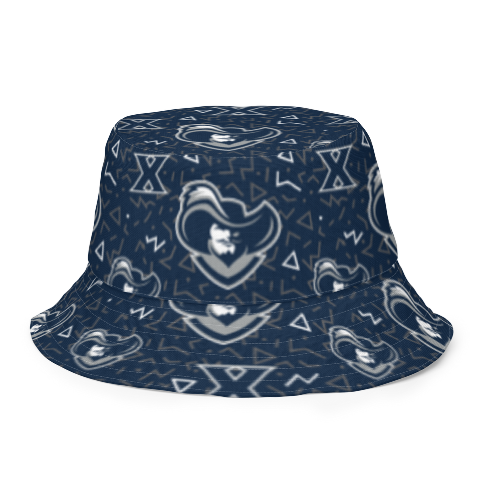 Xavier University Patterned Reversible bucket hat