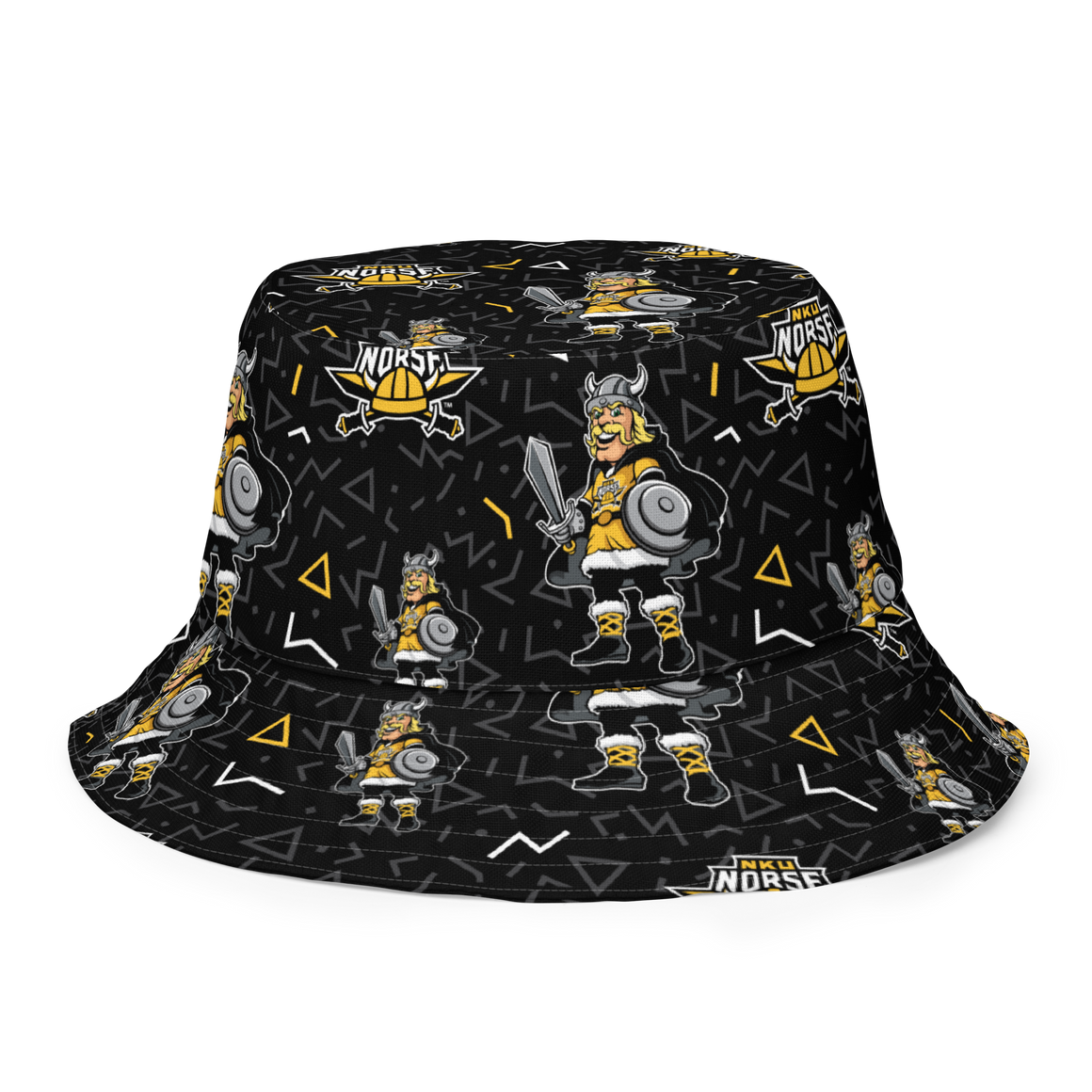 NKU Patterned Reversible bucket hat