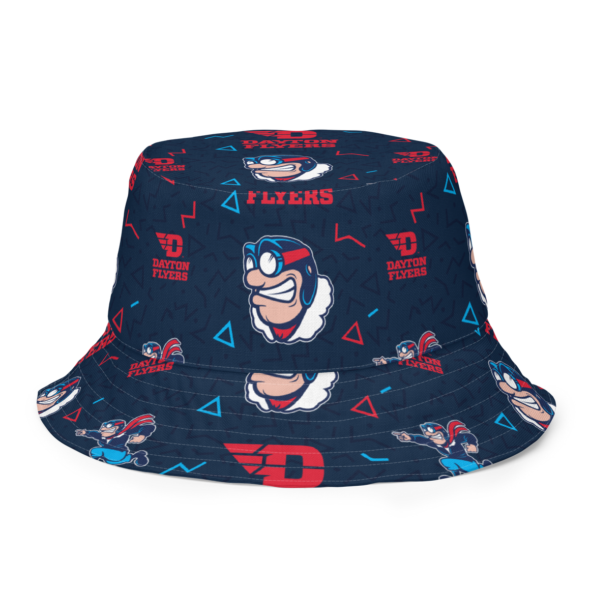 University of Dayton Patterned Reversible bucket hat