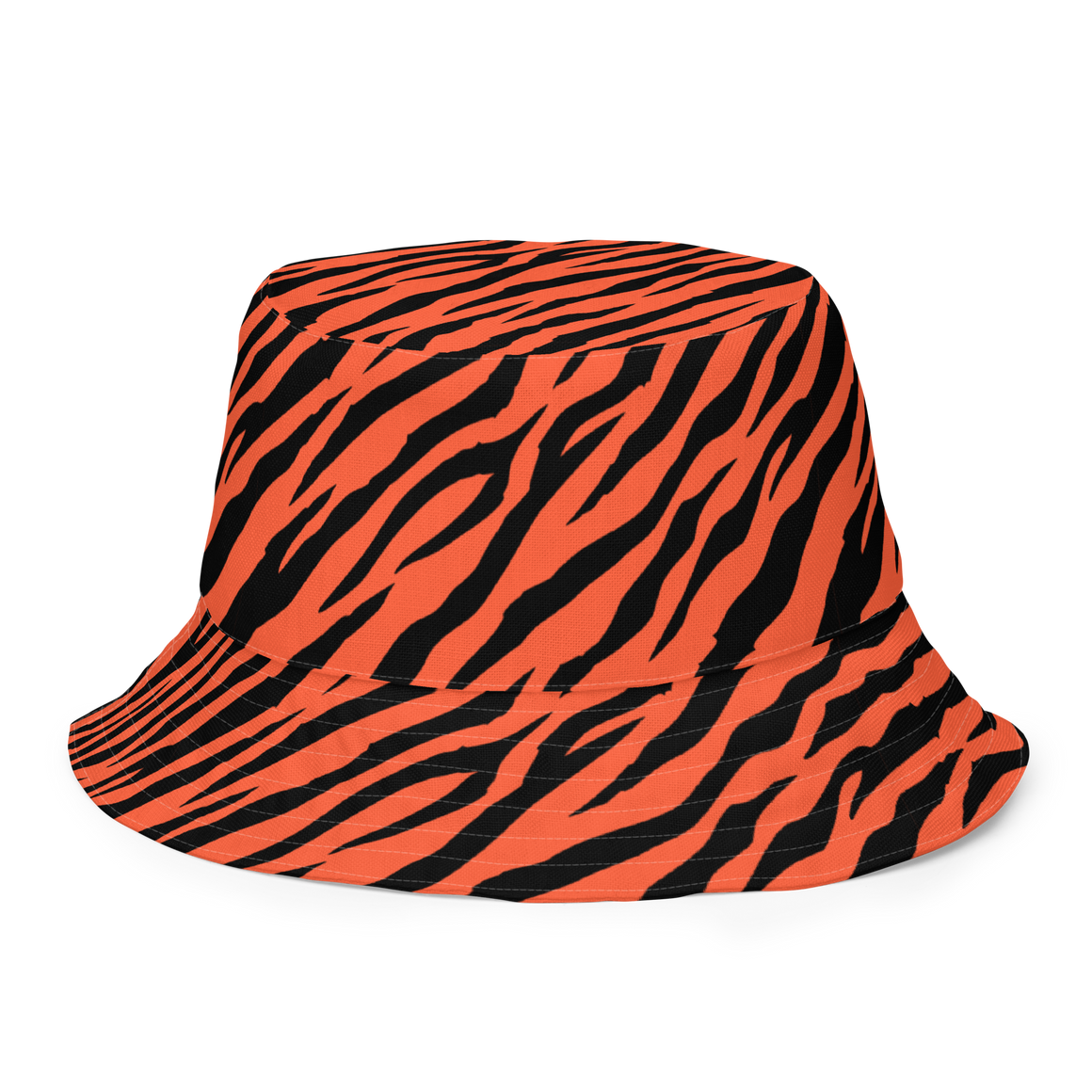 Tiger Striped Reversible bucket hat