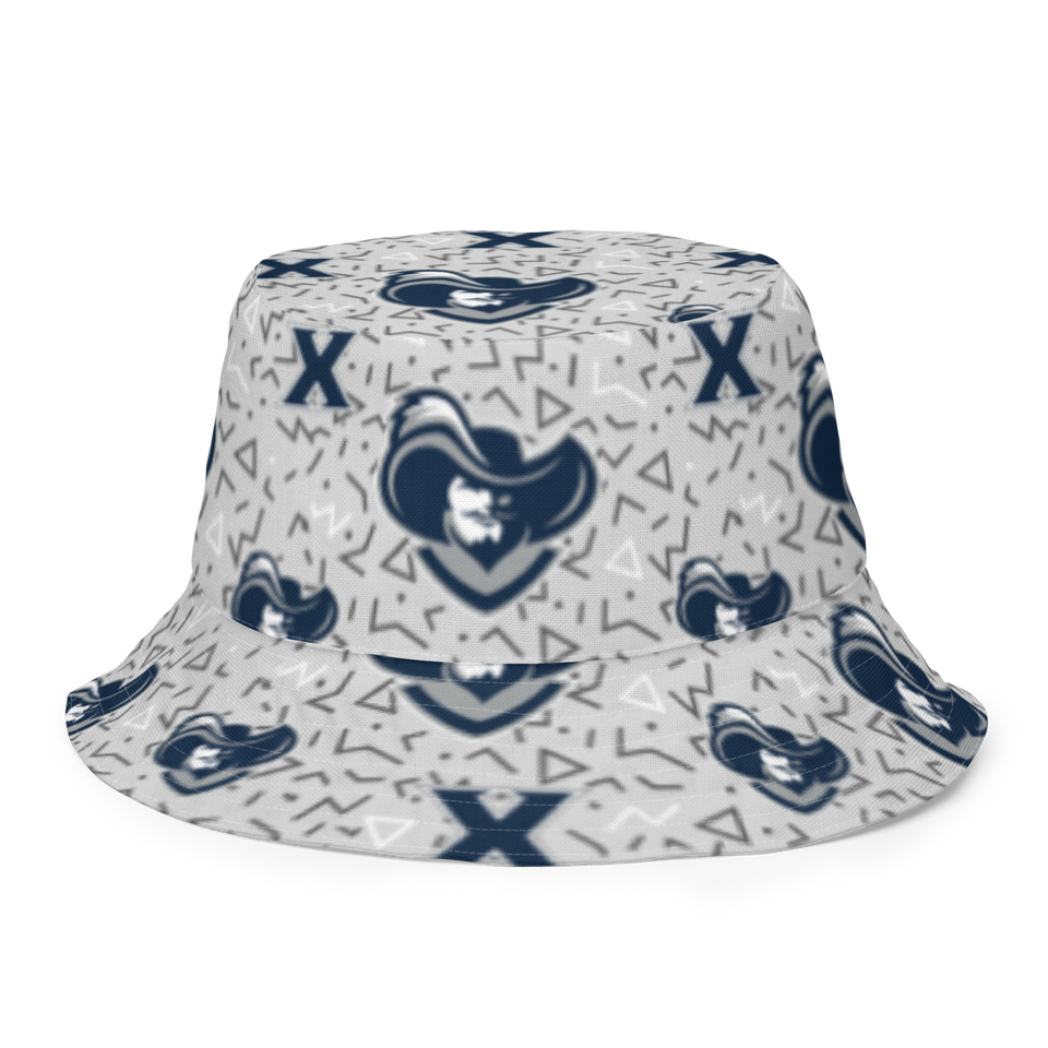 Xavier University Patterned Reversible bucket hat