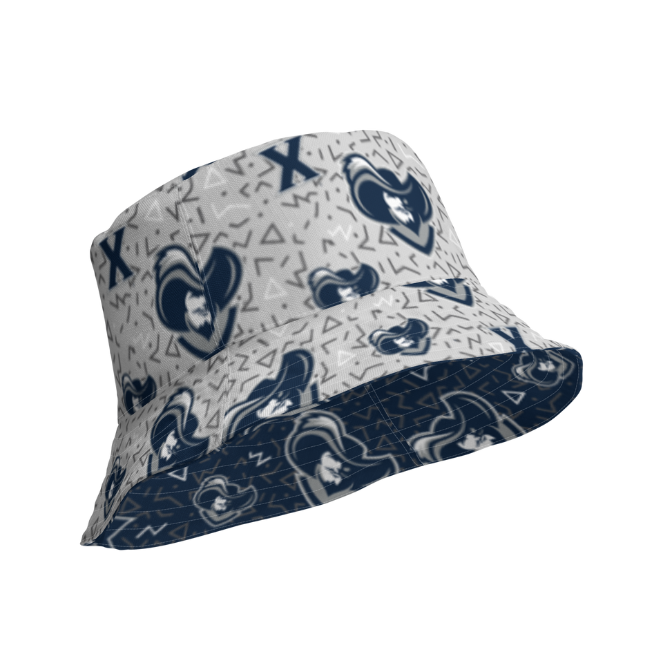 Xavier University Patterned Reversible bucket hat