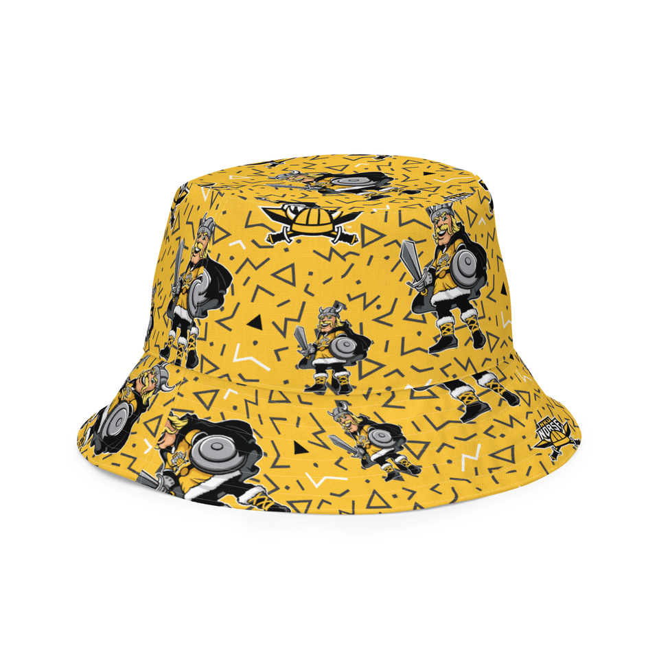 NKU Patterned Reversible bucket hat