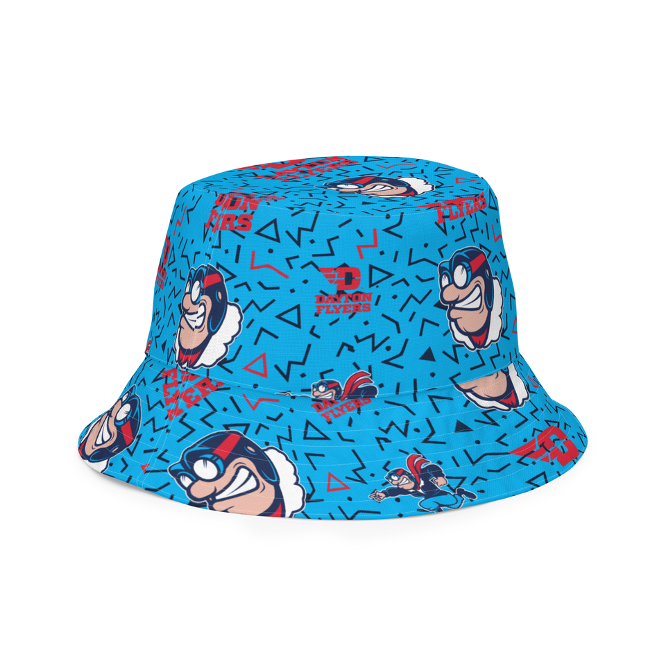 University of Dayton Patterned Reversible bucket hat