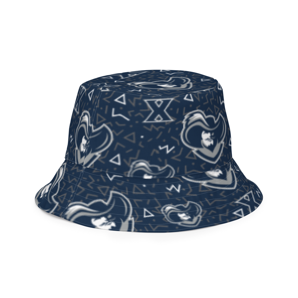 Xavier University Patterned Reversible bucket hat