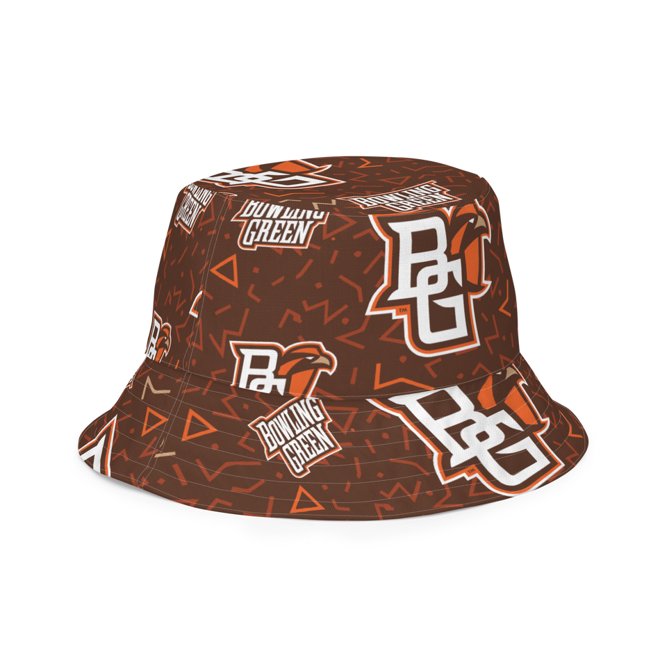 Bowling Green Patterned Reversible bucket hat