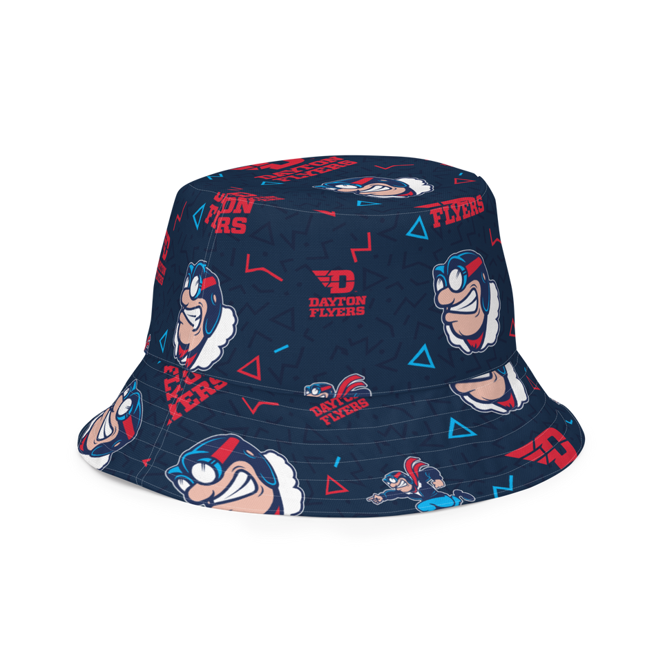 University of Dayton Patterned Reversible bucket hat