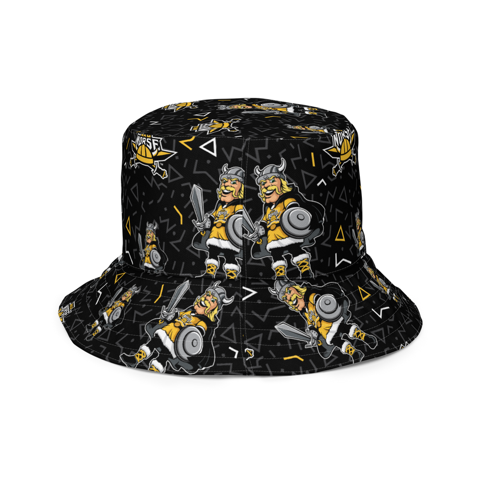 NKU Patterned Reversible bucket hat