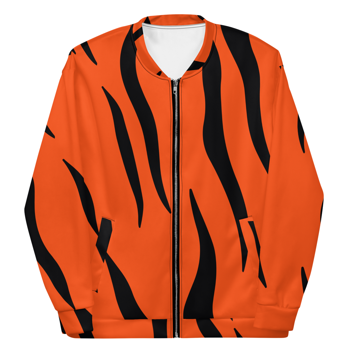 Full Striped Unisex Bomber Jacket