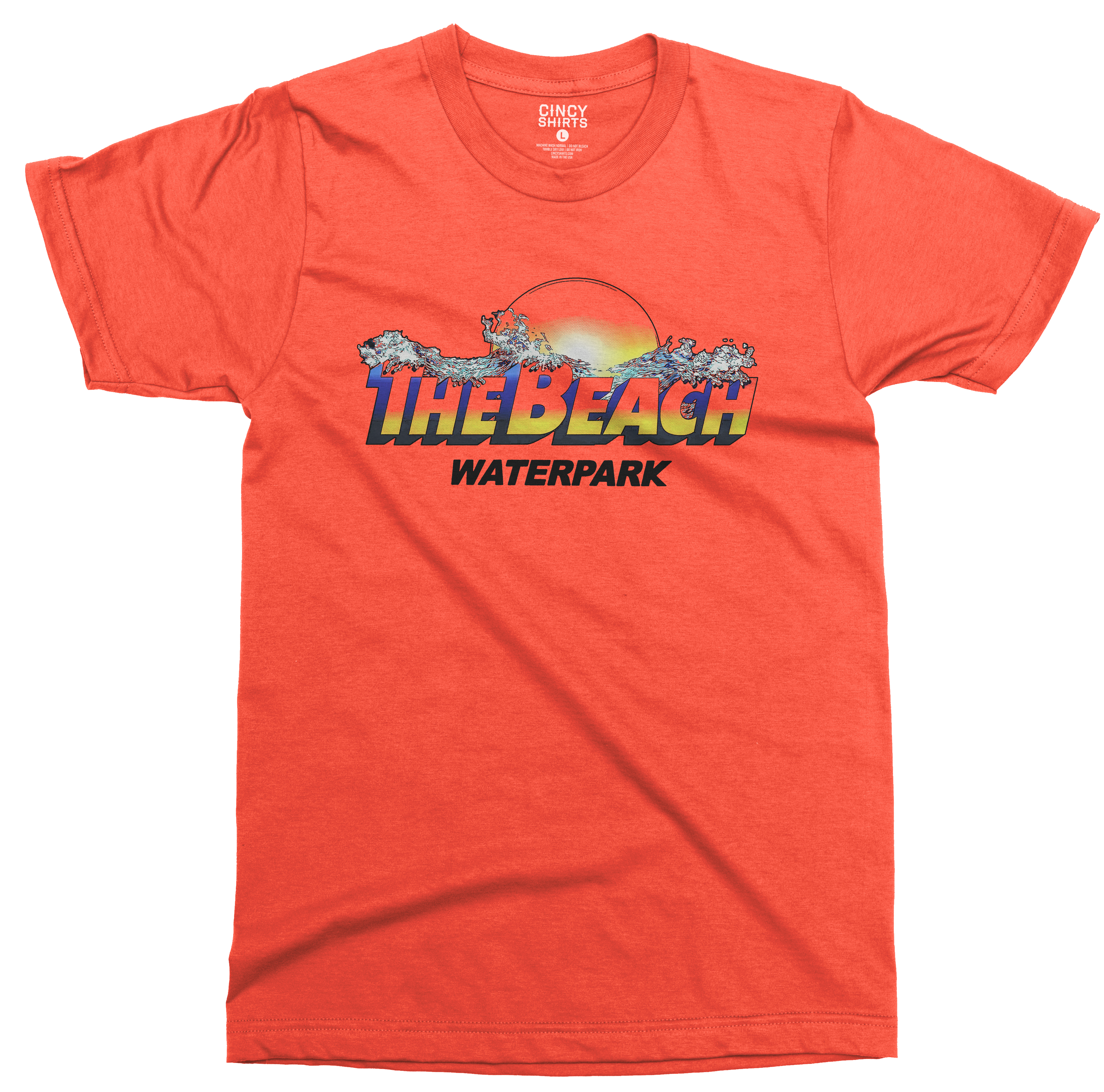 Sunset Beach Waterpark Logo Tee