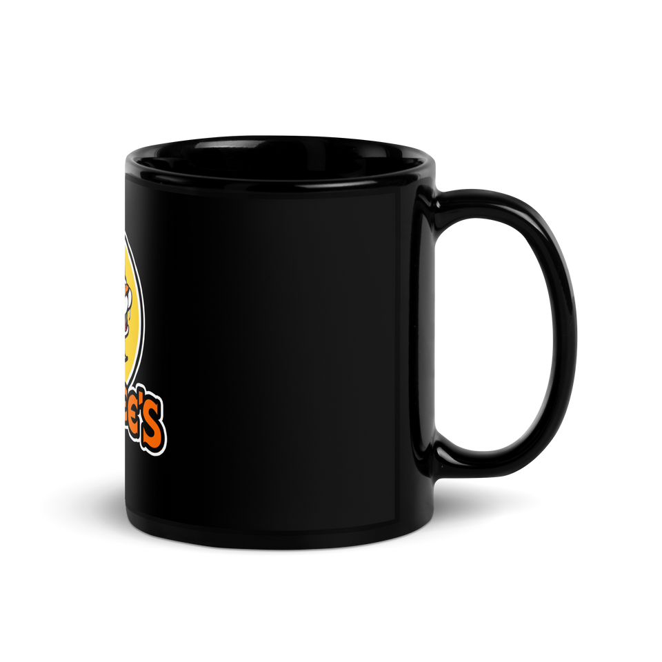 Cincinnati Football Bangee's Black Glossy Mug