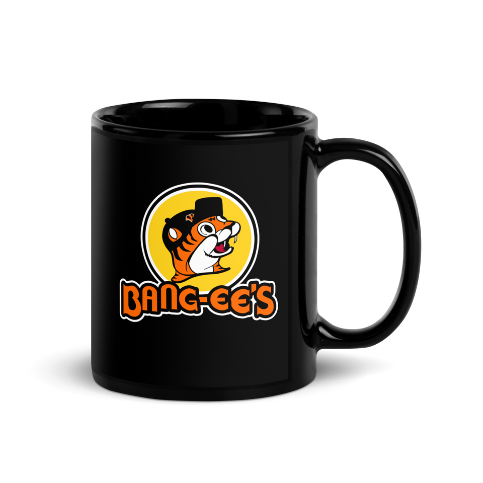 Cincinnati Football Bangee's Black Glossy Mug