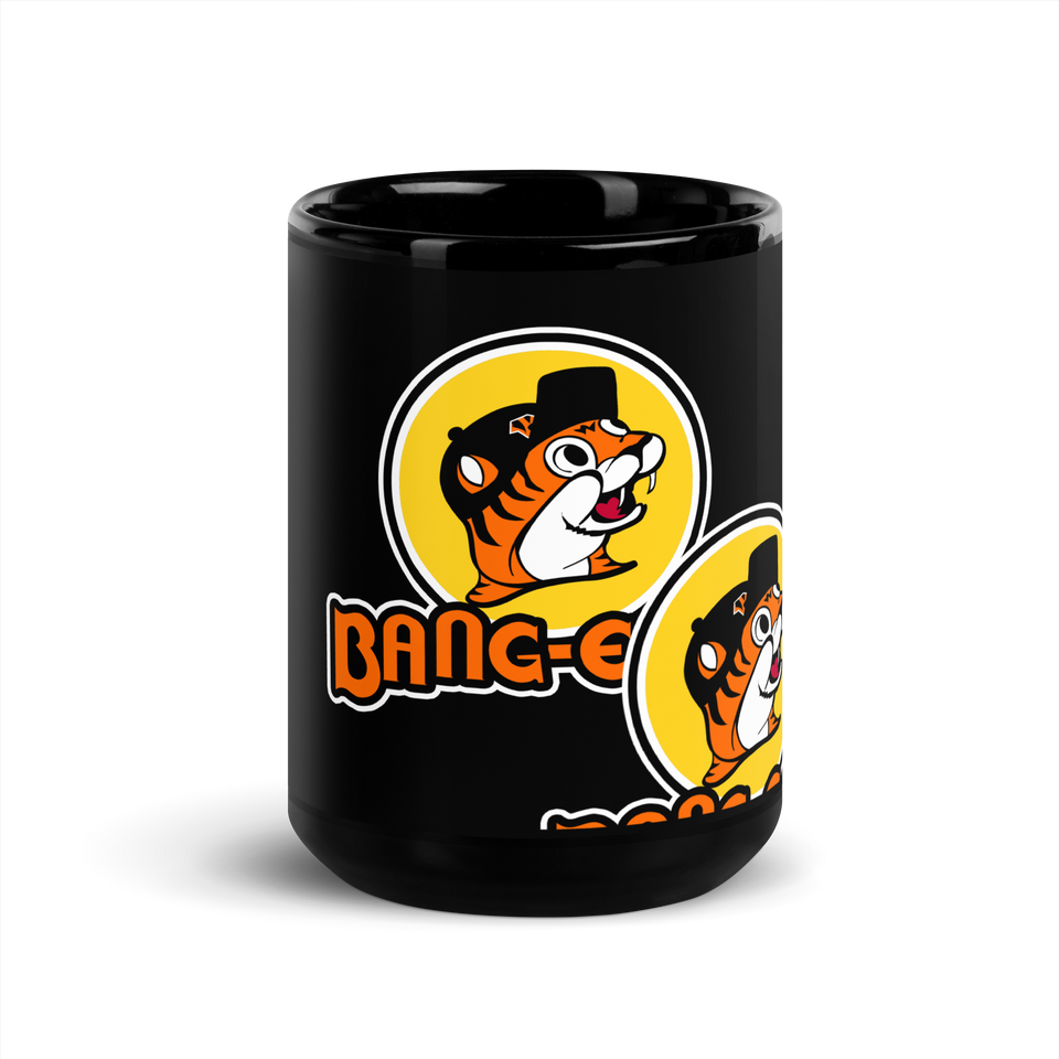 Cincinnati Football Bangee's Black Glossy Mug