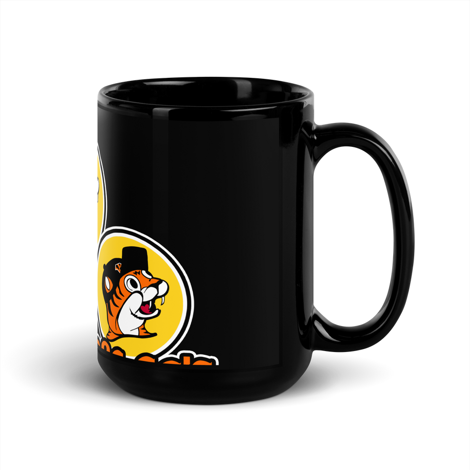 Cincinnati Football Bangee's Black Glossy Mug