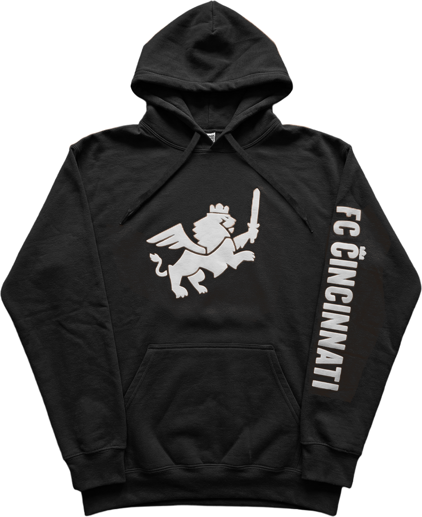 FC Cincinnati White Puff Print Hoody