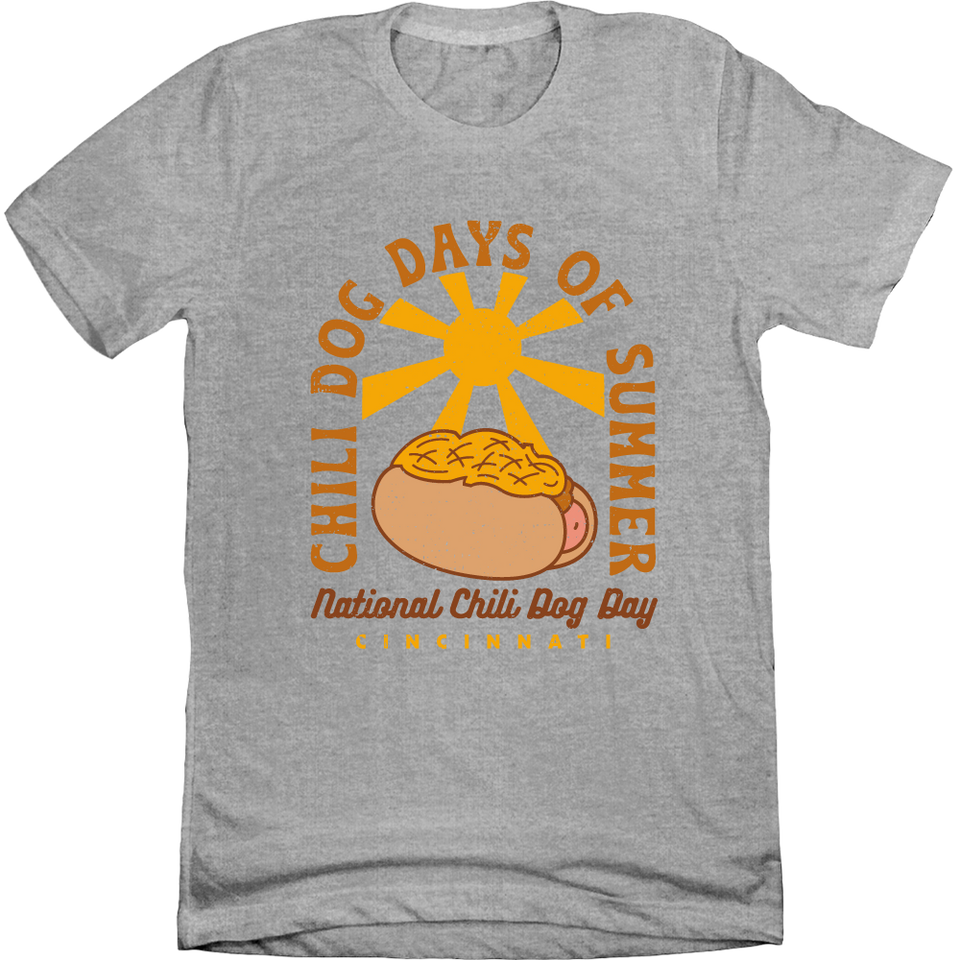 Chili Dog Days Of Summer Grey Tee