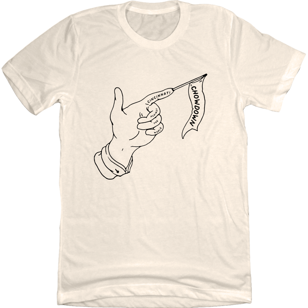 Cincinnati Chowdown Against The World Natural Tee