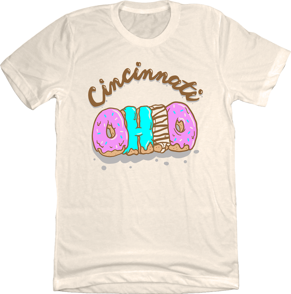 Cincinnati Ohio - National Donut Day Natural Tee