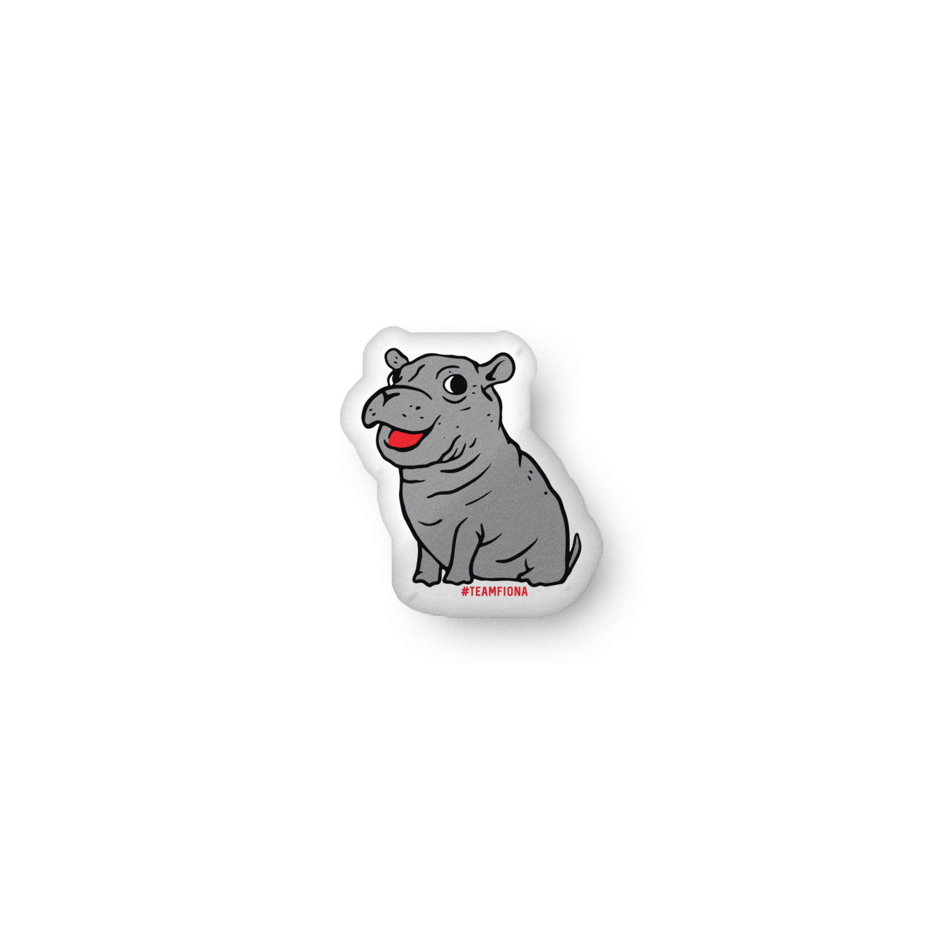 TeamFiona Hippo Pillow | Cincinnati Zoo Home Decor | Cincy Shirts