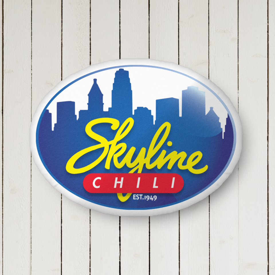 Skyline Logo Shaped Pillow