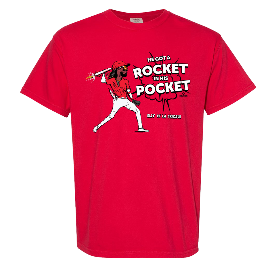 "He's Got A Rocket In His Pocket" Comfort Colors Tee