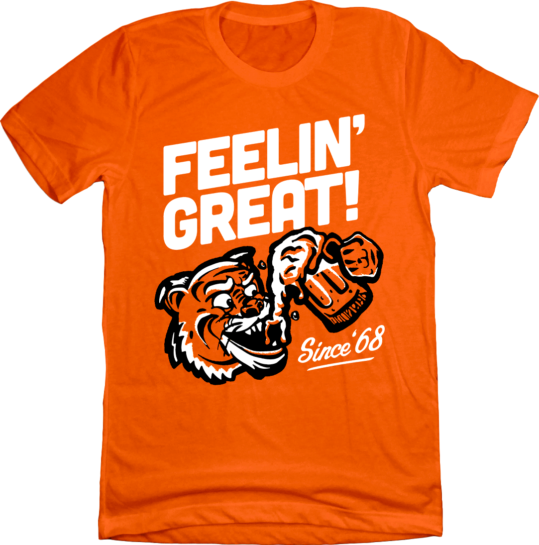 Cincinnati Bengals football feelin' great since '68 funny shirt, hoodie,  sweater, long sleeve and tank top