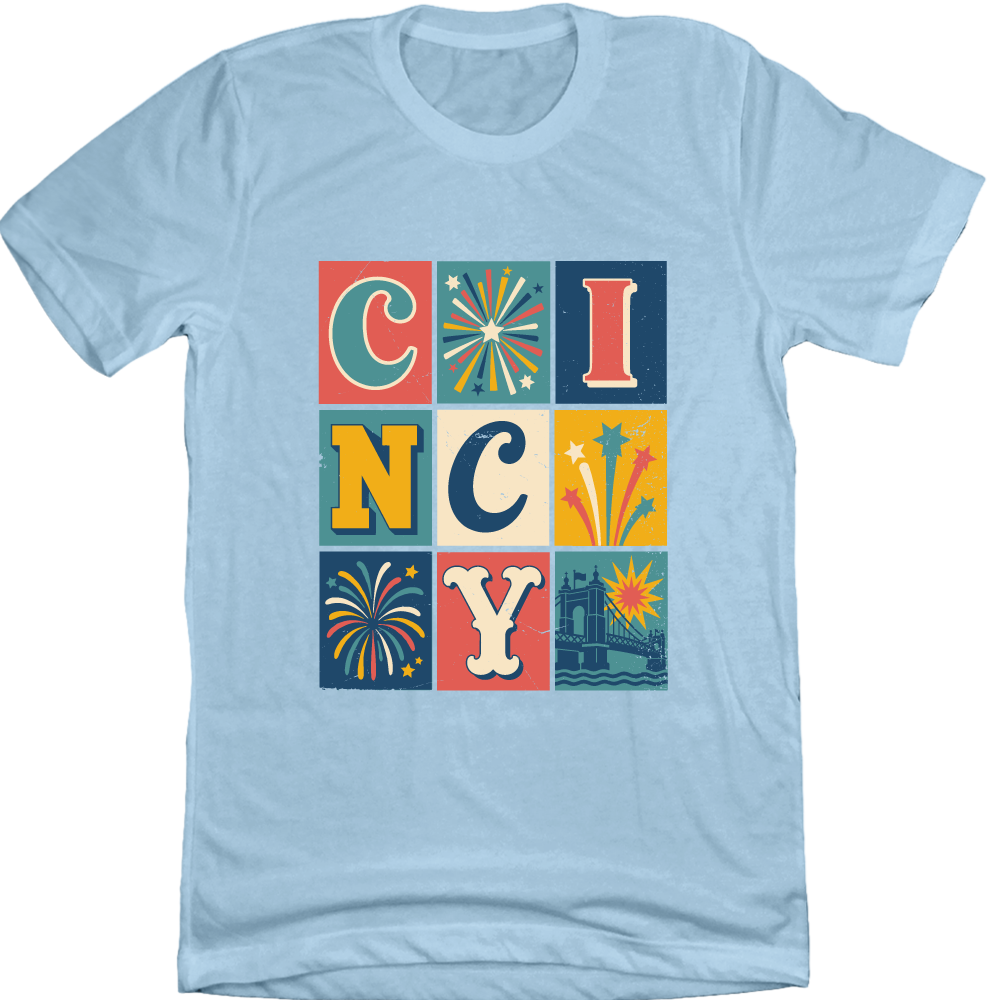 CINCY fireworks blocks