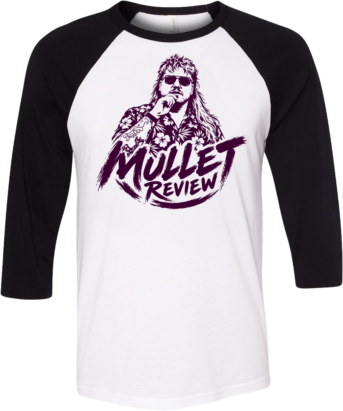 Mullet Review Grunge Logo