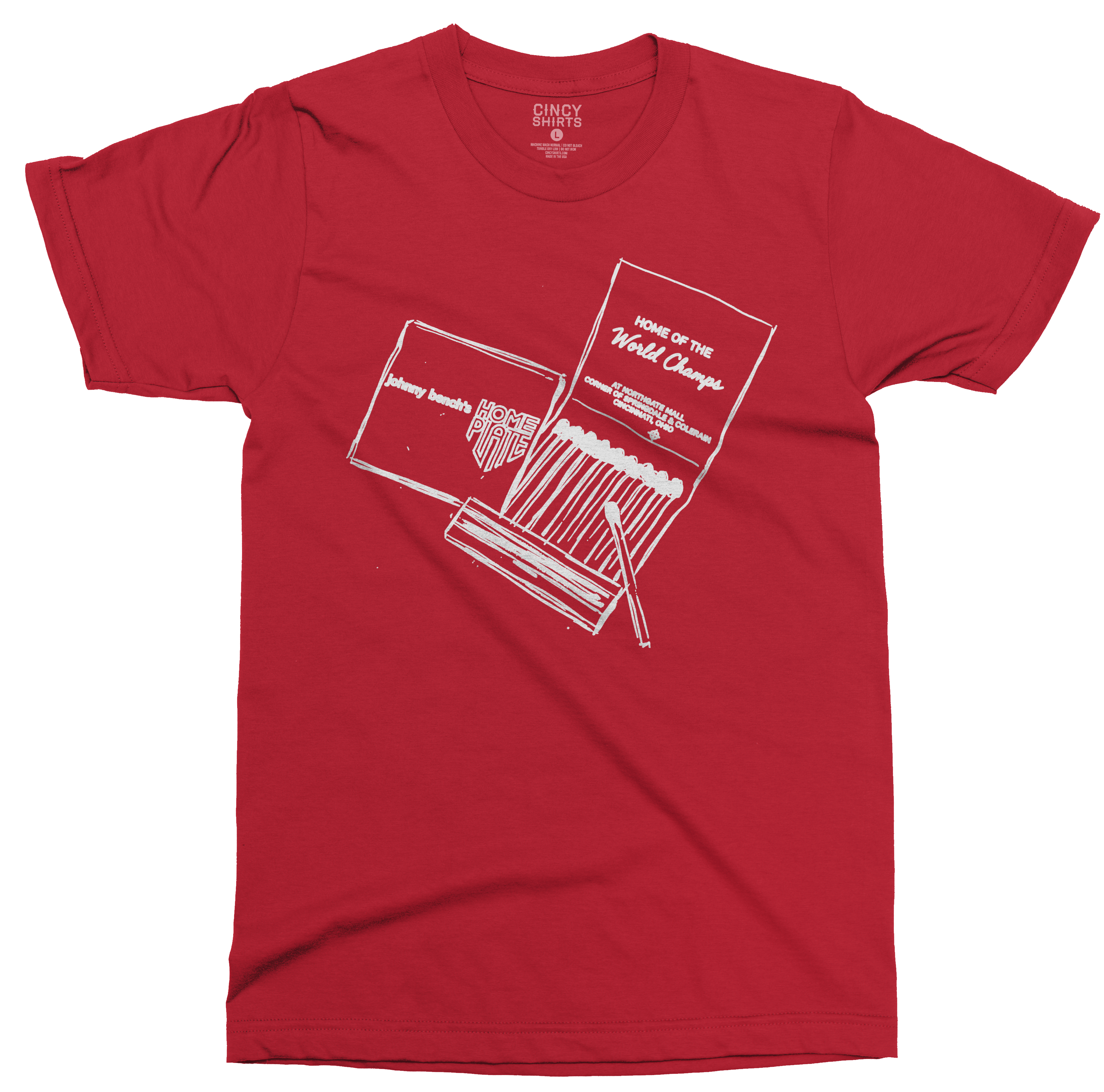 Johnny Benchs Home Plate Matchbook