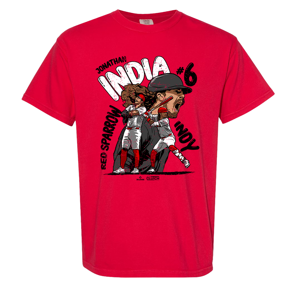 Jonathan India is the Red Sparrow Comfort Colors Tee