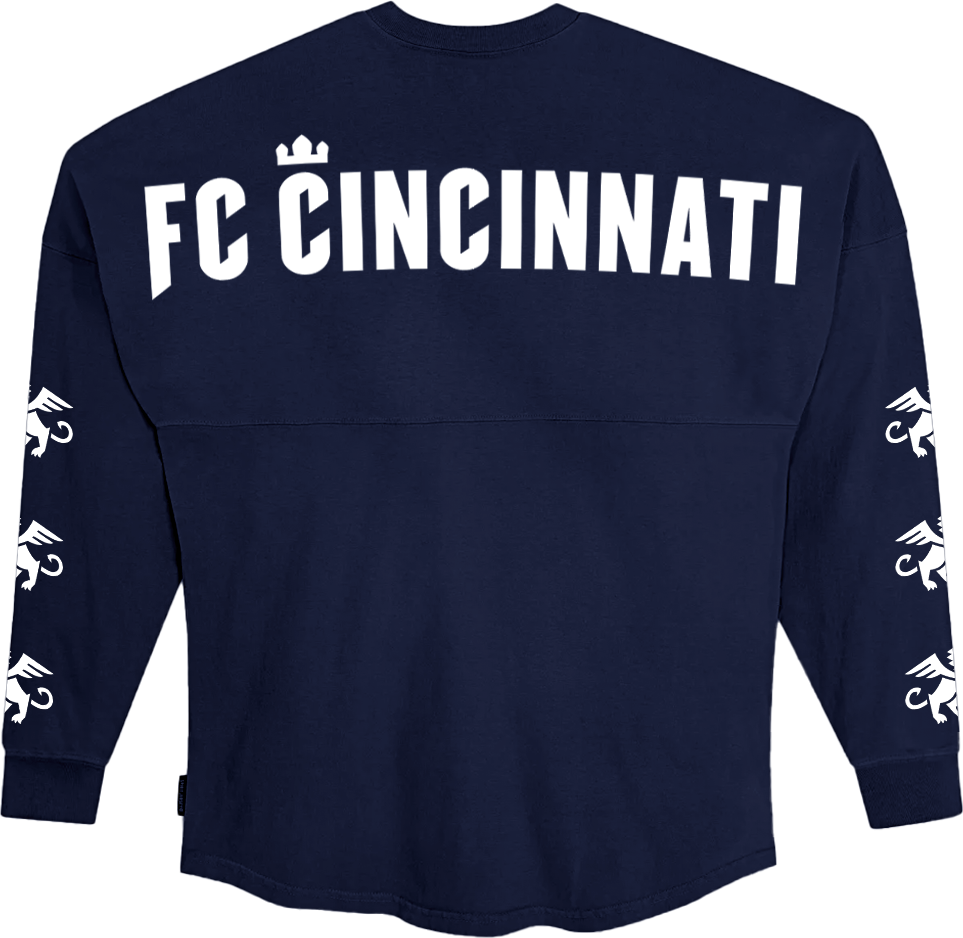 Official FC Cincinnati Spirit Jersey® Navy Back