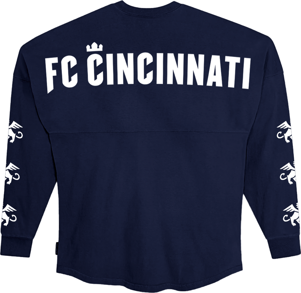 Official FC Cincinnati Spirit Jersey® Navy Back