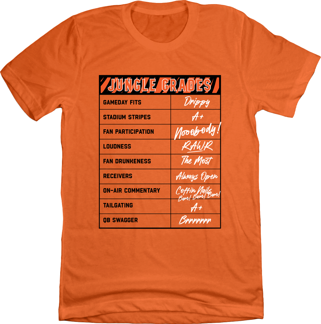 Jungle Grades Unisex Football Tee