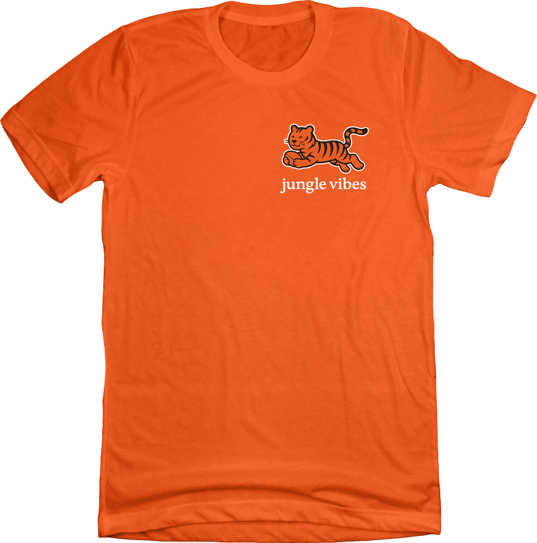 Jungle Vibes Run Wild  Front Back Orange