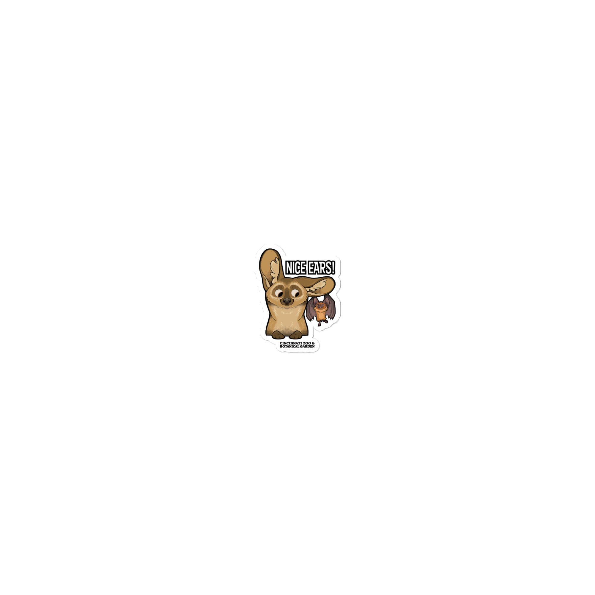 Nice Ears Zoo Sticker