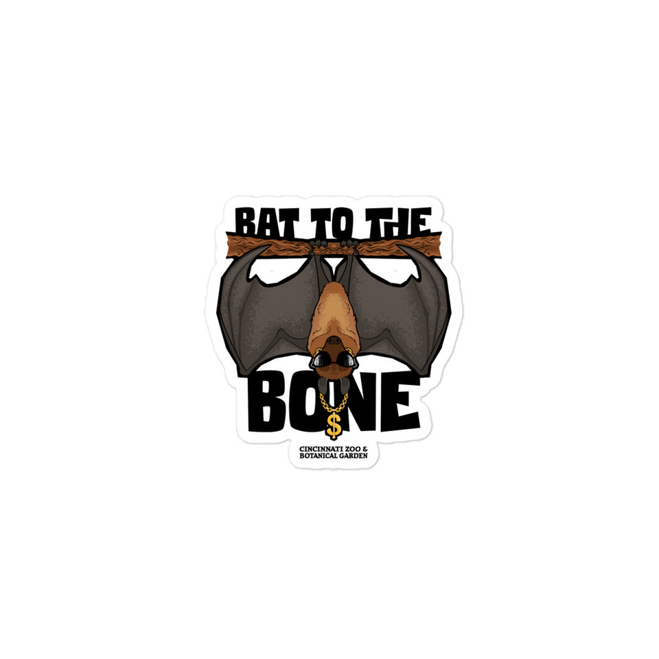 Bat to the Bone Sticker