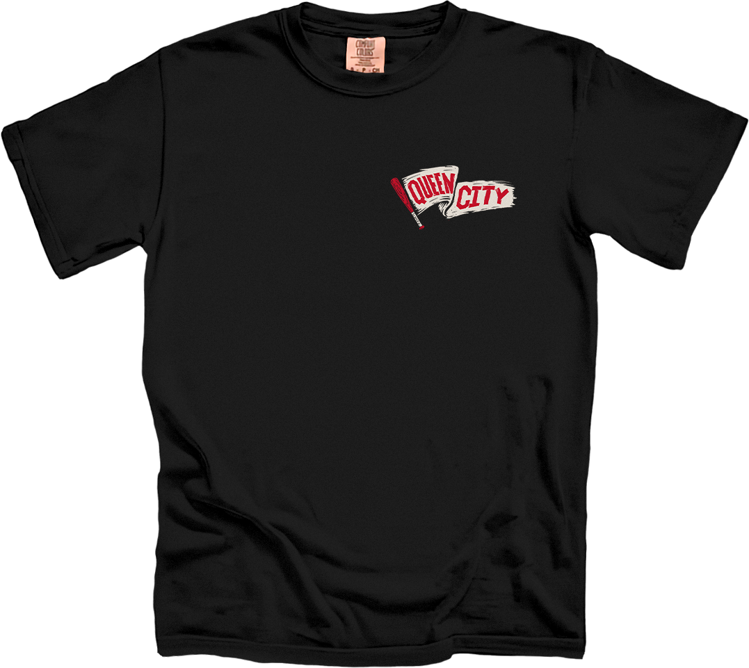 Queen City Baseball Grunge Pennant