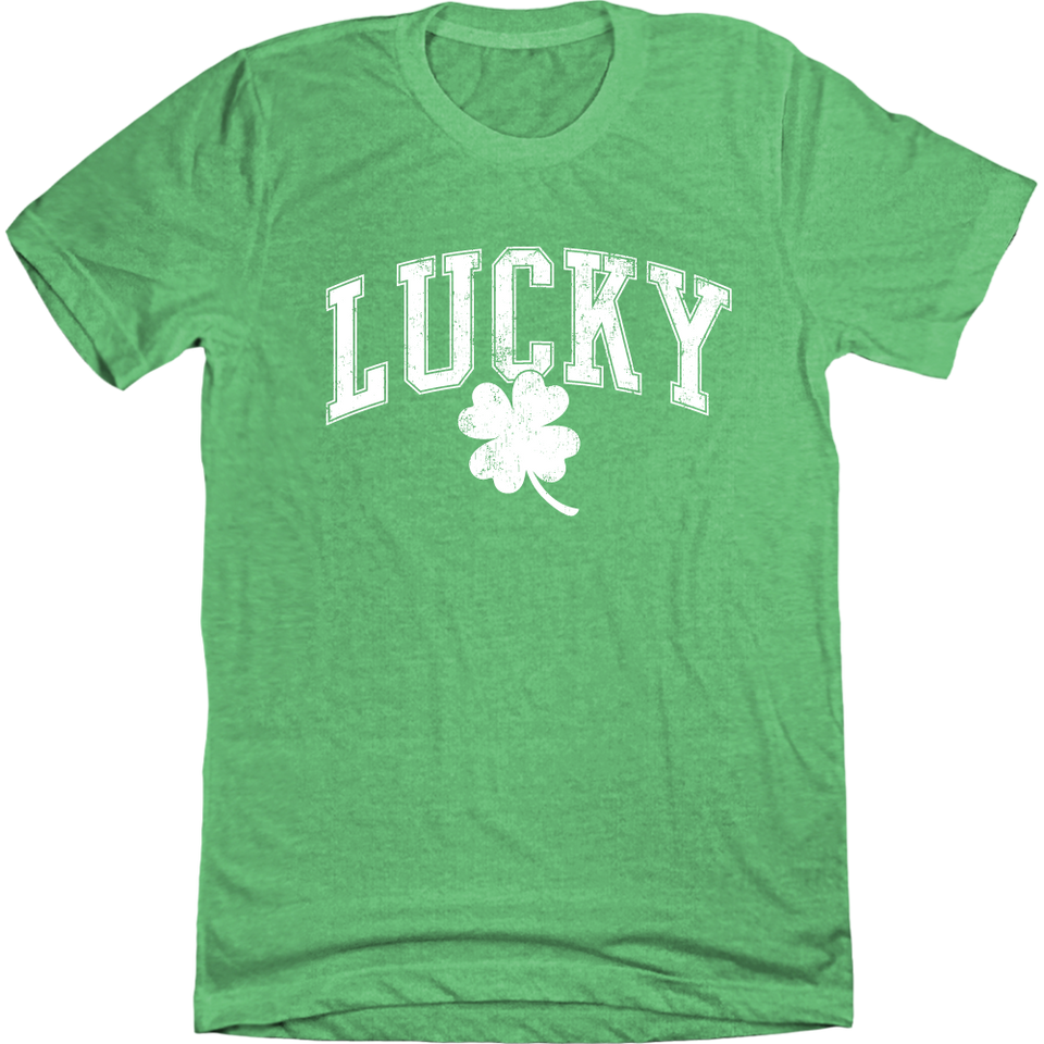 LUCKY Shamrock Distressed