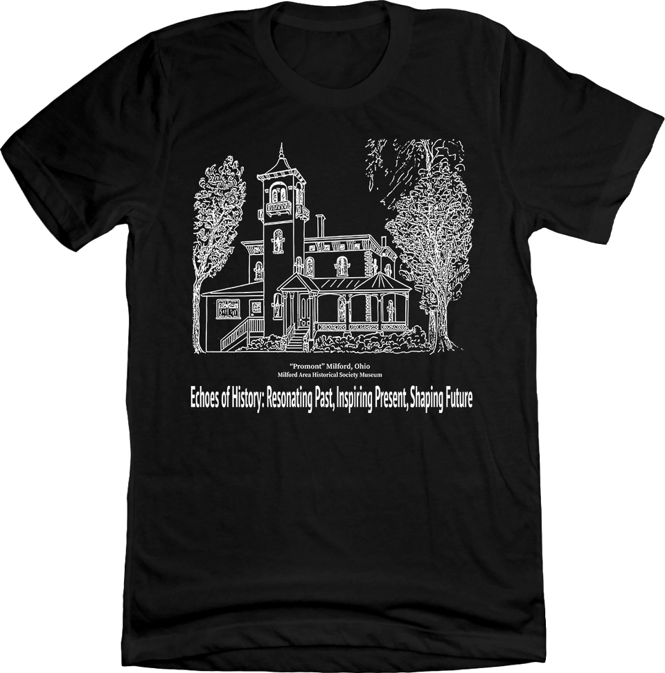 Greater Milford Historical Society Black Tee