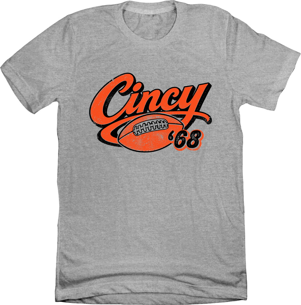 Cincy Script Football 68