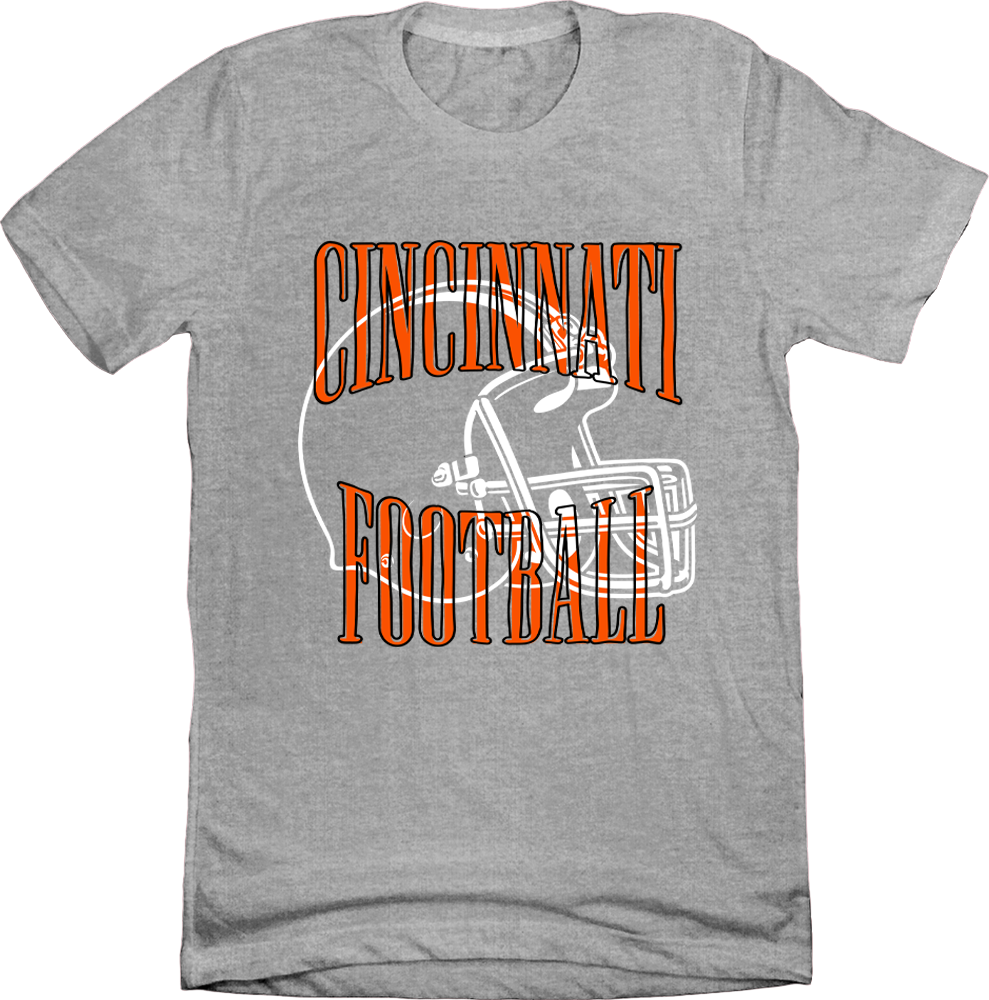 Cincinnati Football Helmet-Grey