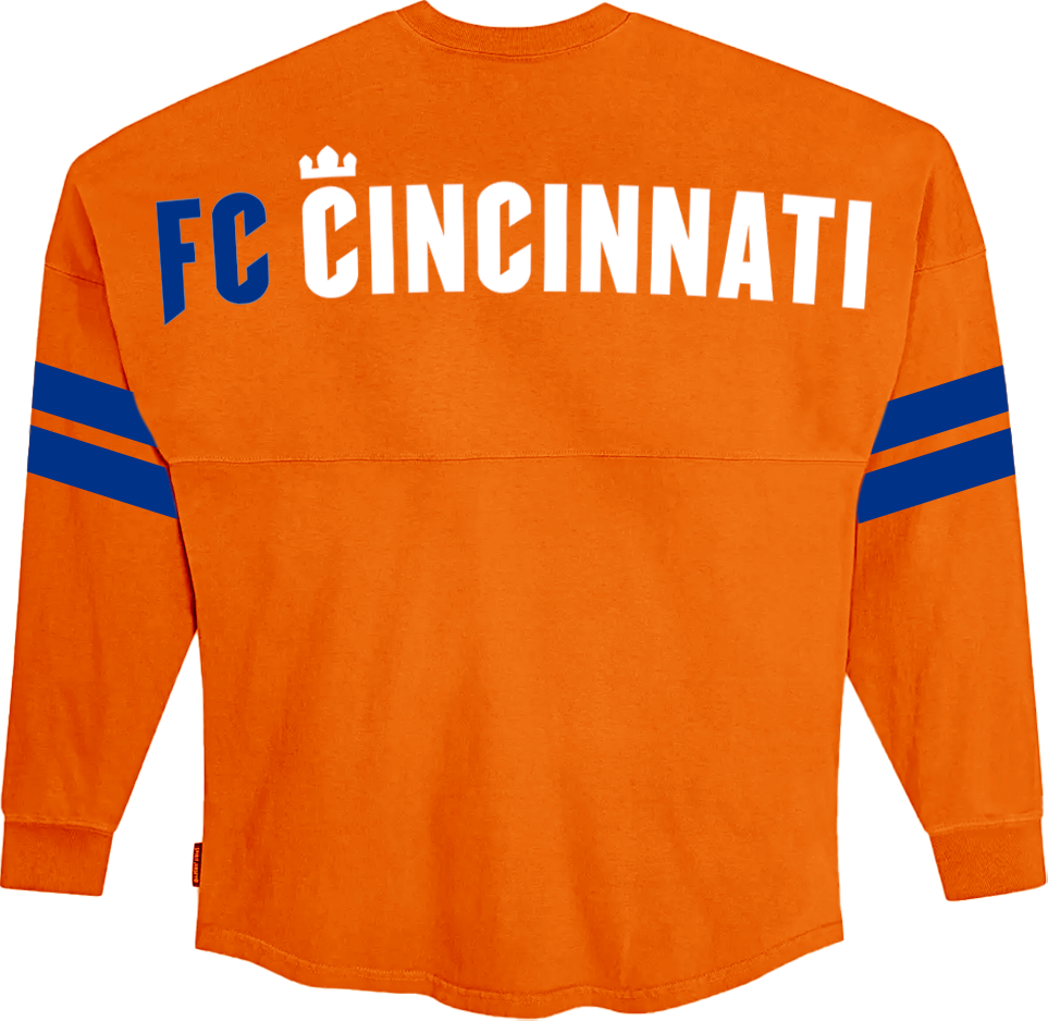 Official FC Cincinnati Spirit Jersey Soccer Apparel Cincy Shirts Navy L