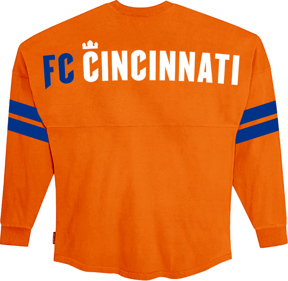 Official FC Cincinnati Spirit Jersey® Orange Back