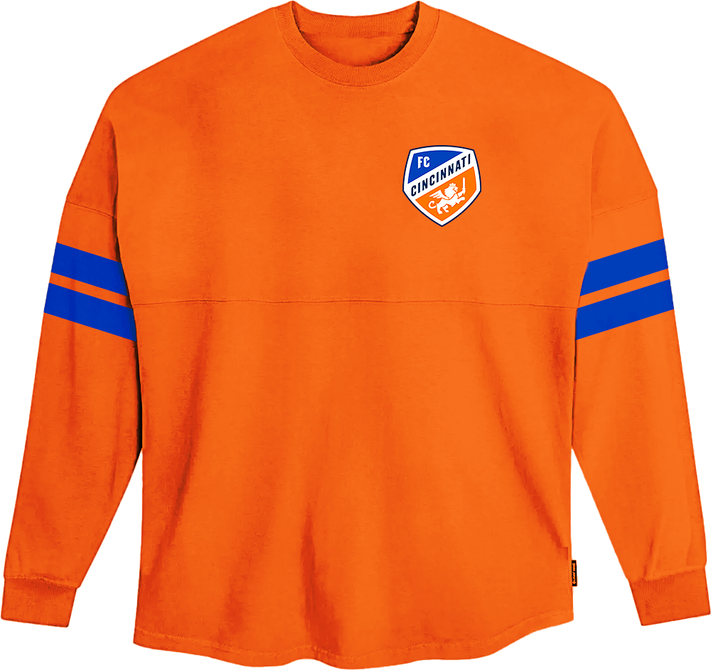 Official FC Cincinnati Spirit Jersey® Orange Front