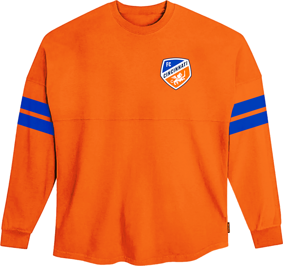 Official FC Cincinnati Spirit Jersey® Orange Front