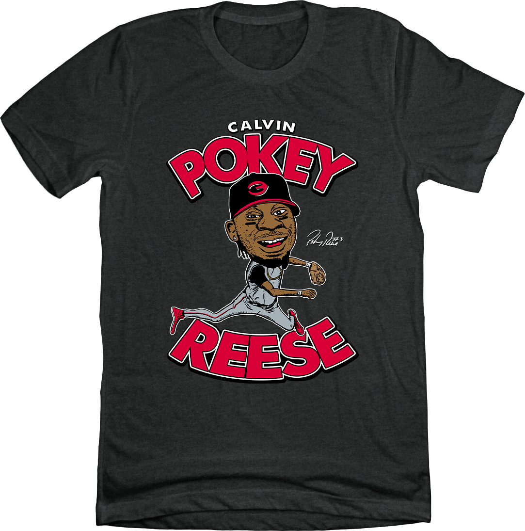 Pokey Reese - Hall of Heroes Charcoal Tee